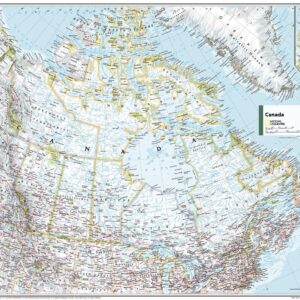 Canada Political - Atlas of the World, 11th Edition by National Geographic