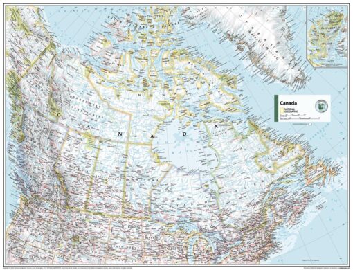 Canada Political - Atlas of the World, 11th Edition by National Geographic