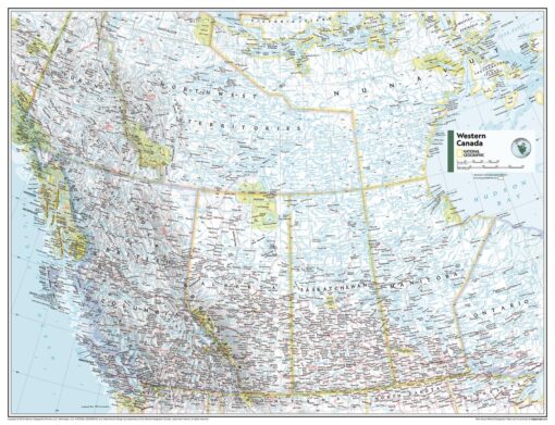 Western Canada - Atlas of the World, 11th Edition by National Geographic