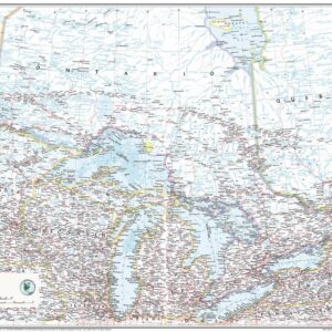 Central Canada - Atlas of the World, 11th Edition by National Geographic