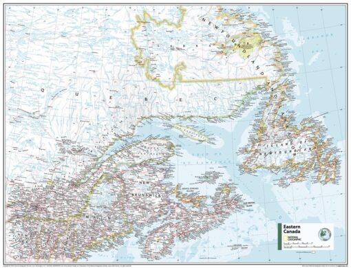 Eastern Canada - Atlas of the World, 11th Edition by National Geographic