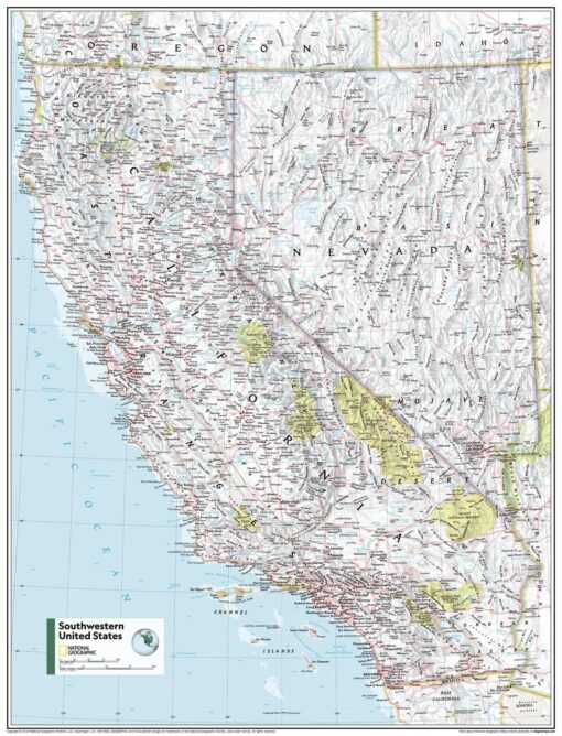 Southwestern U.S. - Atlas of the World, 11th Edition by National Geographic