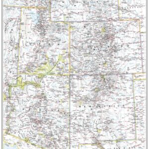 Four Corners U.S. - Atlas of the World, 11th Edition by National Geographic
