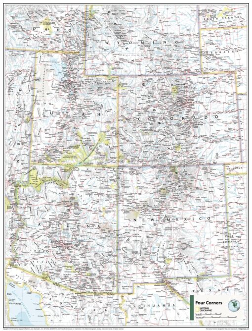 Four Corners U.S. - Atlas of the World, 11th Edition by National Geographic