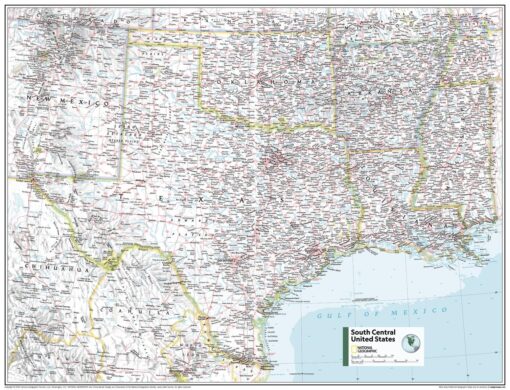 South Central U.S. - Atlas of the World, 11th Edition by National Geographic