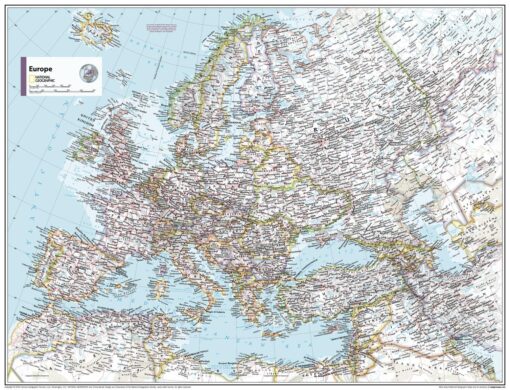 Europe Political - Atlas of the World, 11th Edition by National Geographic