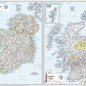 Ireland (Ã‰ire) and Scotland - Atlas of the World, 11th Edition by National Geographic