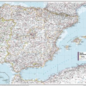 Spain and Portugal - Atlas of the World, 11th Edition by National Geographic