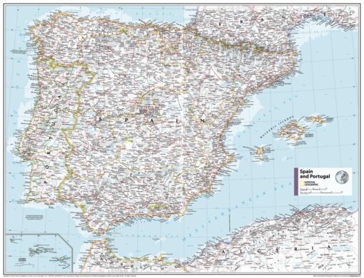 Spain and Portugal - Atlas of the World, 11th Edition by National Geographic