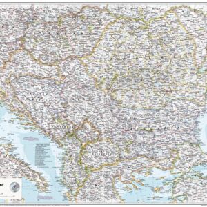 The Balkans - Atlas of the World, 11th Edition by National Geographic