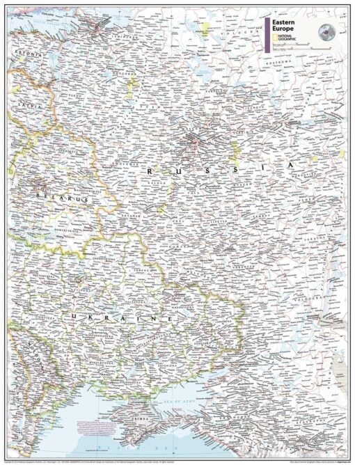 Eastern Europe - Atlas of the World, 11th Edition by National Geographic