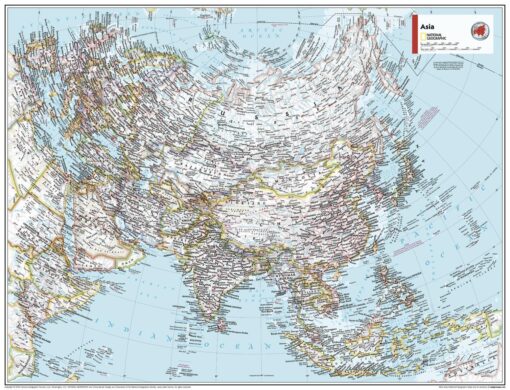 Asia Political - Atlas of the World, 11th Edition by National Geographic