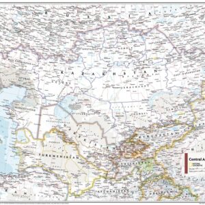 Central Asia - Atlas of the World, 11th Edition by National Geographic