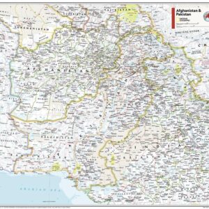 Afghanistan & Pakistan - Atlas of the World, 11th Edition by National Geographic