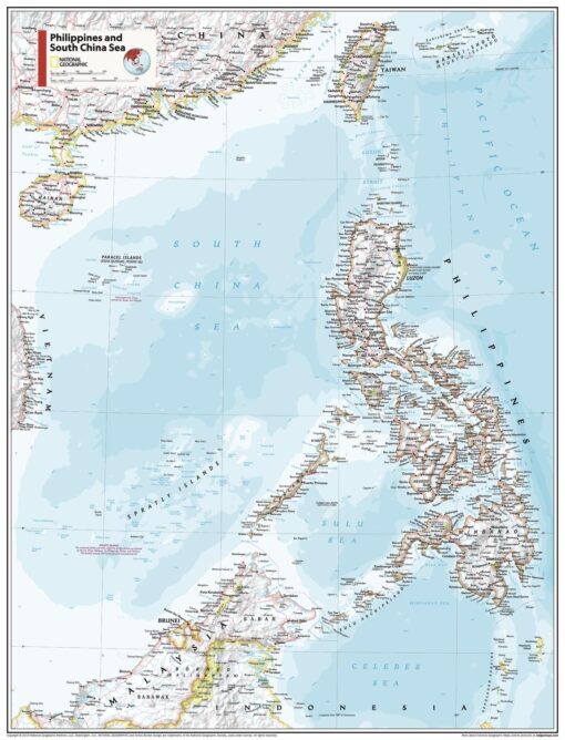 Philippines and South China Sea - Atlas of the World, 11th Edition by National Geographic