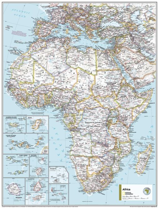 Africa Political - Atlas of the World, 11th Edition by National Geographic