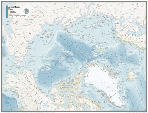 Arctic Ocean Floor - Atlas of the World, 11th Edition by National Geographic