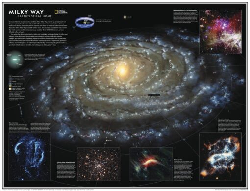 Milky Way: Earth's Spiral Home - Atlas of the World, 11th Edition by National Geographic