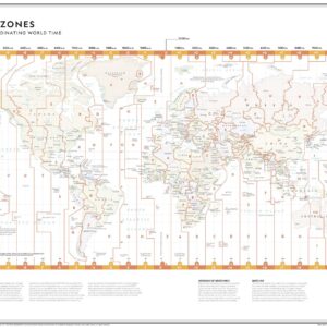 Time Zones: Coordinating World Time - Atlas of the World, 11th Edition by National Geographic