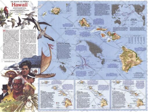 The Making of America, Hawaii Theme - Published 1983 by National Geographic