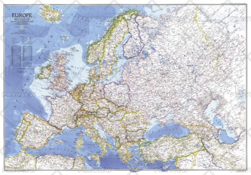 Europe  -  Published 1983 by National Geographic