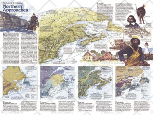 The Making of America, Northern Approaches Theme - Published 1985 by National Geographic