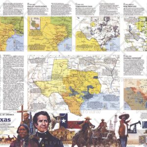 The Making of America, Texas Theme - Published 1986 by National Geographic