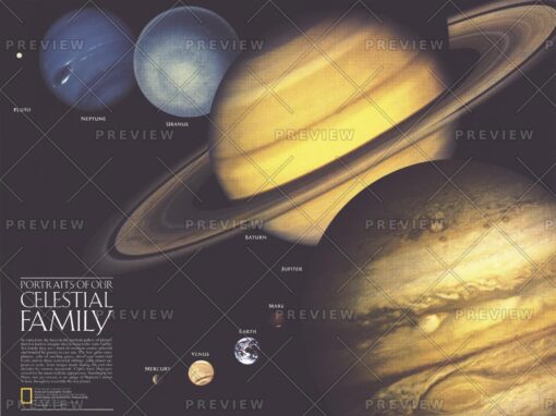 Portraits of Our Celestial Family - Published 1990 by National Geographic