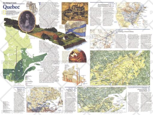 The Making of Canada, Quebec Theme - Published 1991 by National Geographic