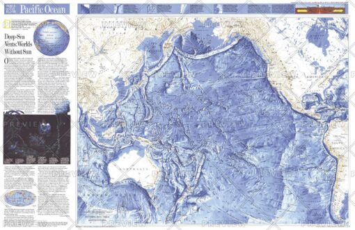 Pacific Ocean  -  Published 1992 by National Geographic