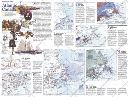 Making of Canada, Atlantic Canada Theme - Published 1993 by National Geographic