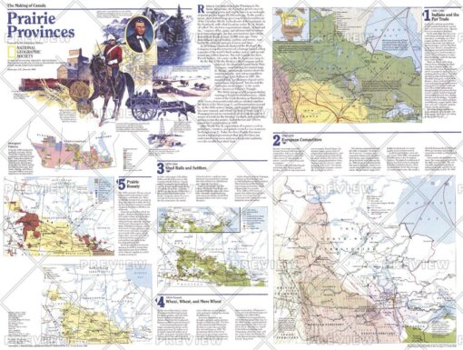 Making of Canada, Prairie Provinces Theme - Published 1994 by National Geographic