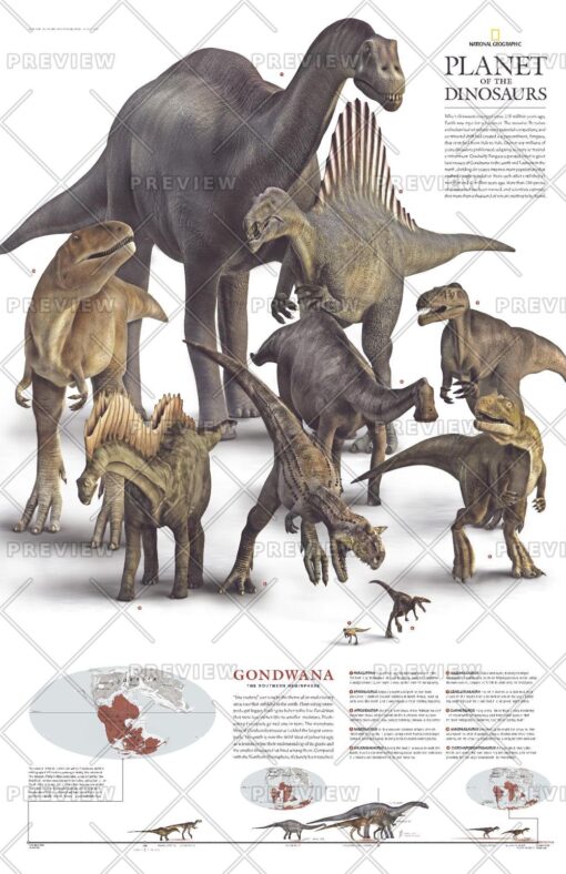 Planet of the Dinosaurs Gondwana - Published 2007 by National Geographic