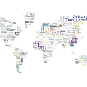 Bucket List Map by Maps International