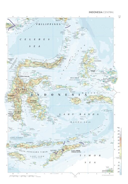 Indonesia Central Atlas Plate by Collins