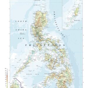 Philippines Atlas Plate by Collins