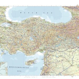 Turkey Atlas Plate by Collins