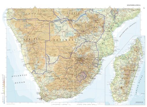 South Africa Atlas Plate by Collins