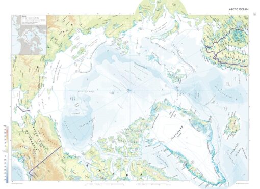 Arctic Ocean Atlas Plate by Collins
