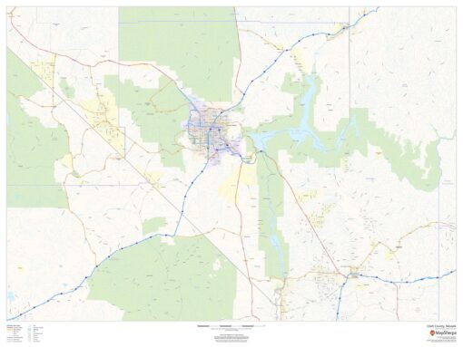 Clark County, Nevada by MapSherpa