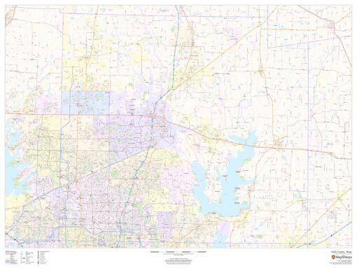 Collin County, Texas by MapSherpa