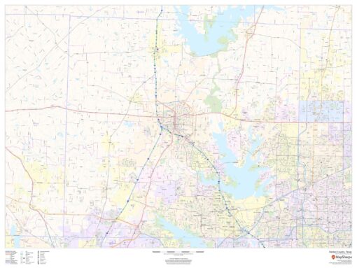 Denton County, Texas by MapSherpa