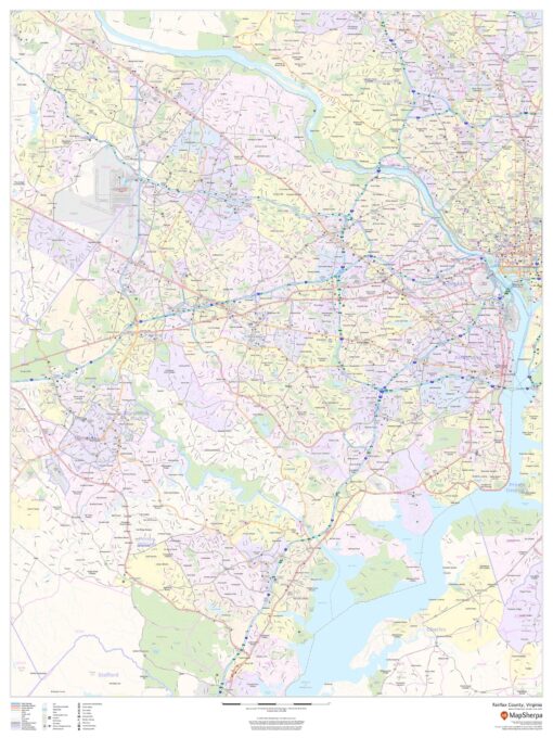 Fairfax County, Virginia by MapSherpa