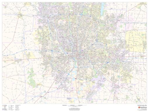 Franklin County, Ohio by MapSherpa