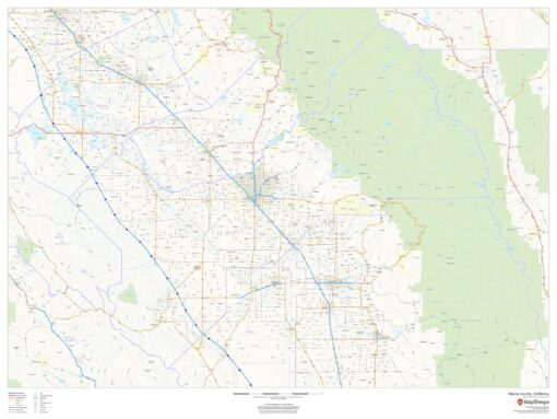 Fresno County, California by MapSherpa