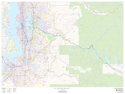 King County, Washington by MapSherpa