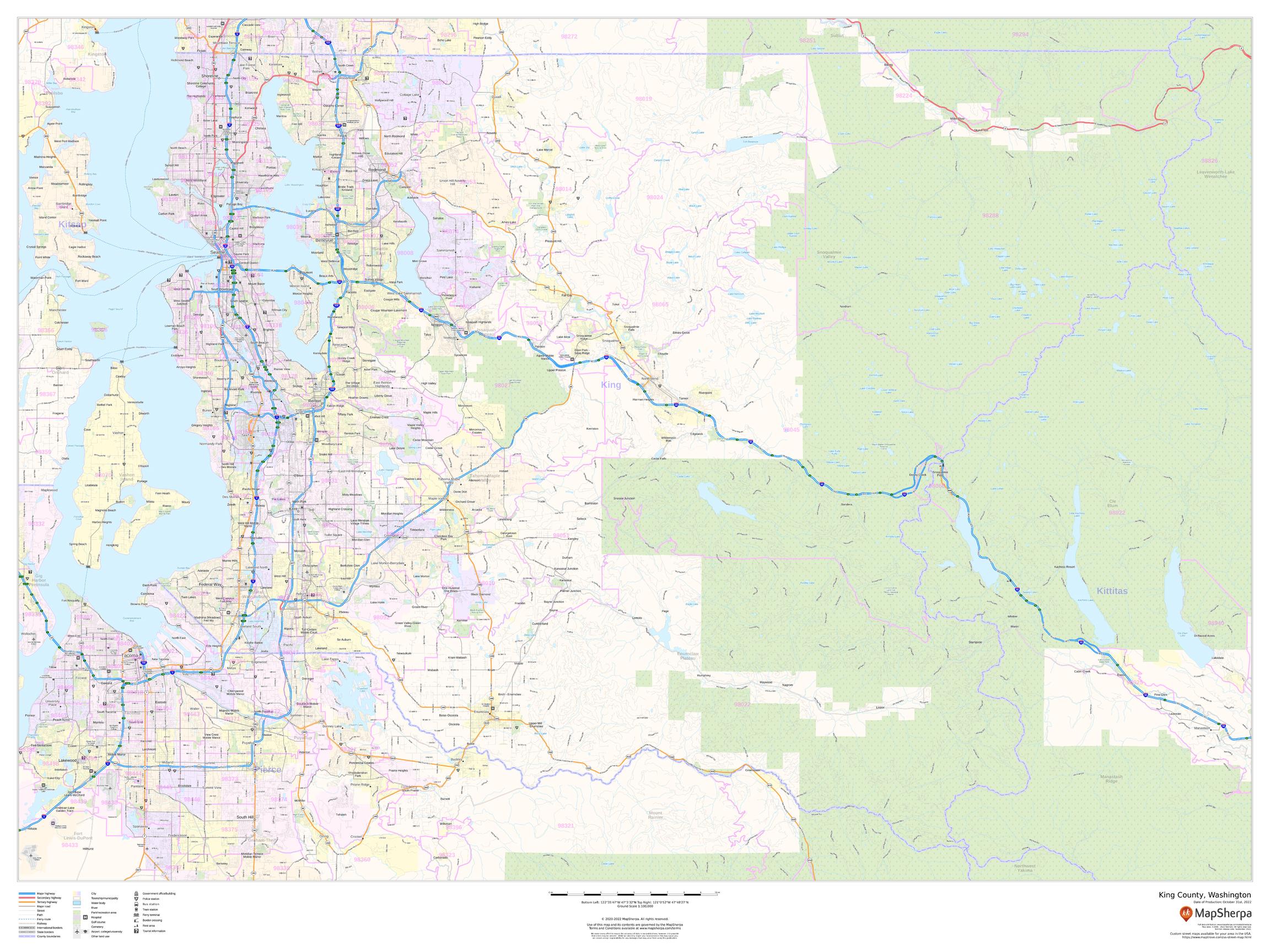 Maps - King County, Washington