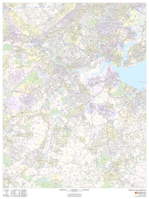 Middlesex County, New Jersey by MapSherpa