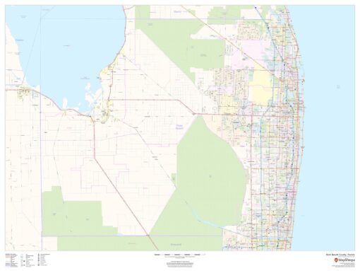 Palm Beach County, Florida by MapSherpa