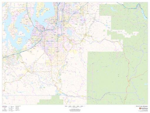 Pierce County, Washington by MapSherpa